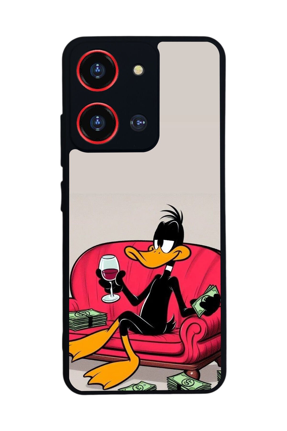 Reeder S19 Max Pro S 108MP Uyumlu Daffy duck Tasarımlı Glossy Premium Kılıf