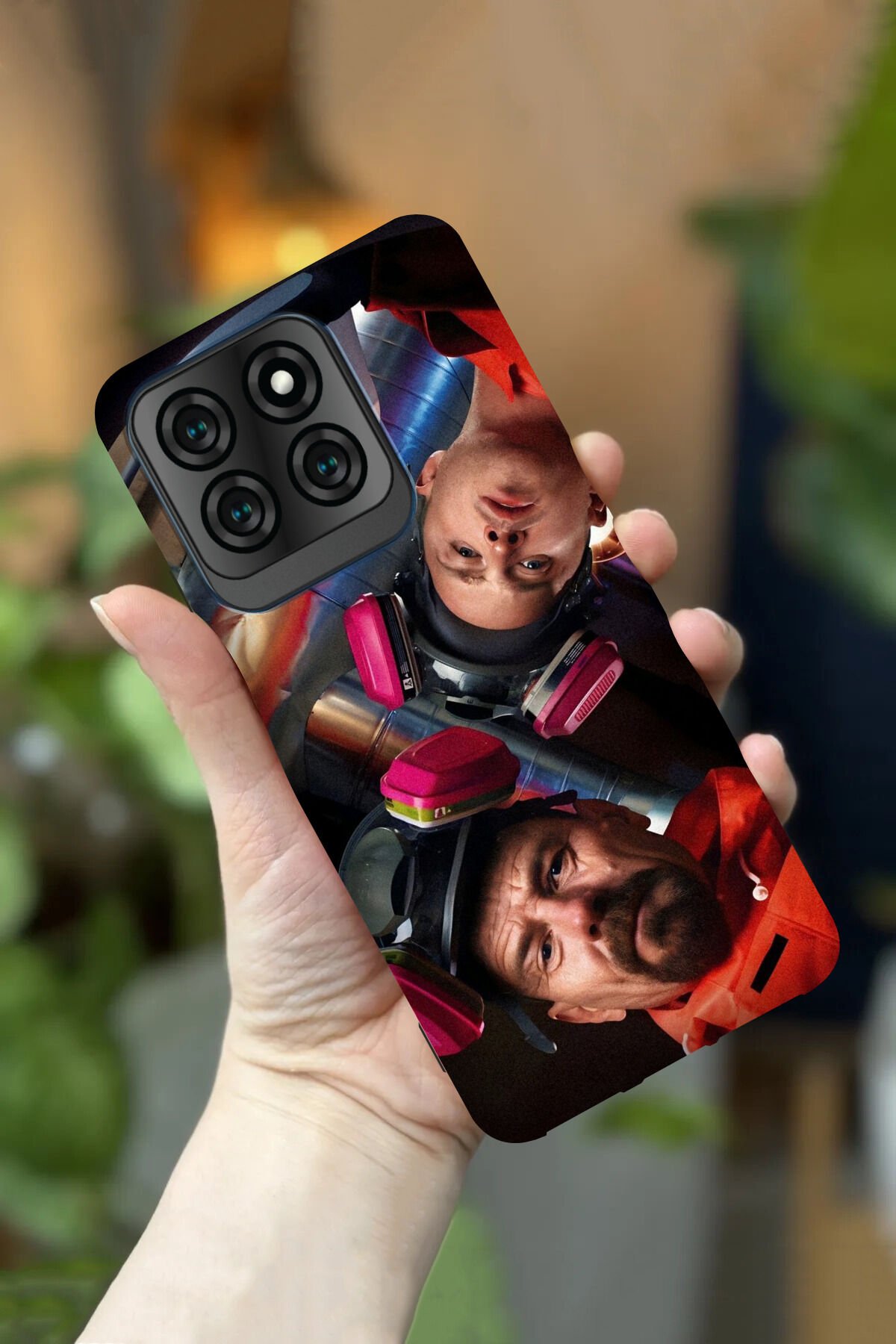 Reeder S71 Uyumlu Kamera Korumalı Breaking Bad Desenli HD Baskılı Silikon Kılıf