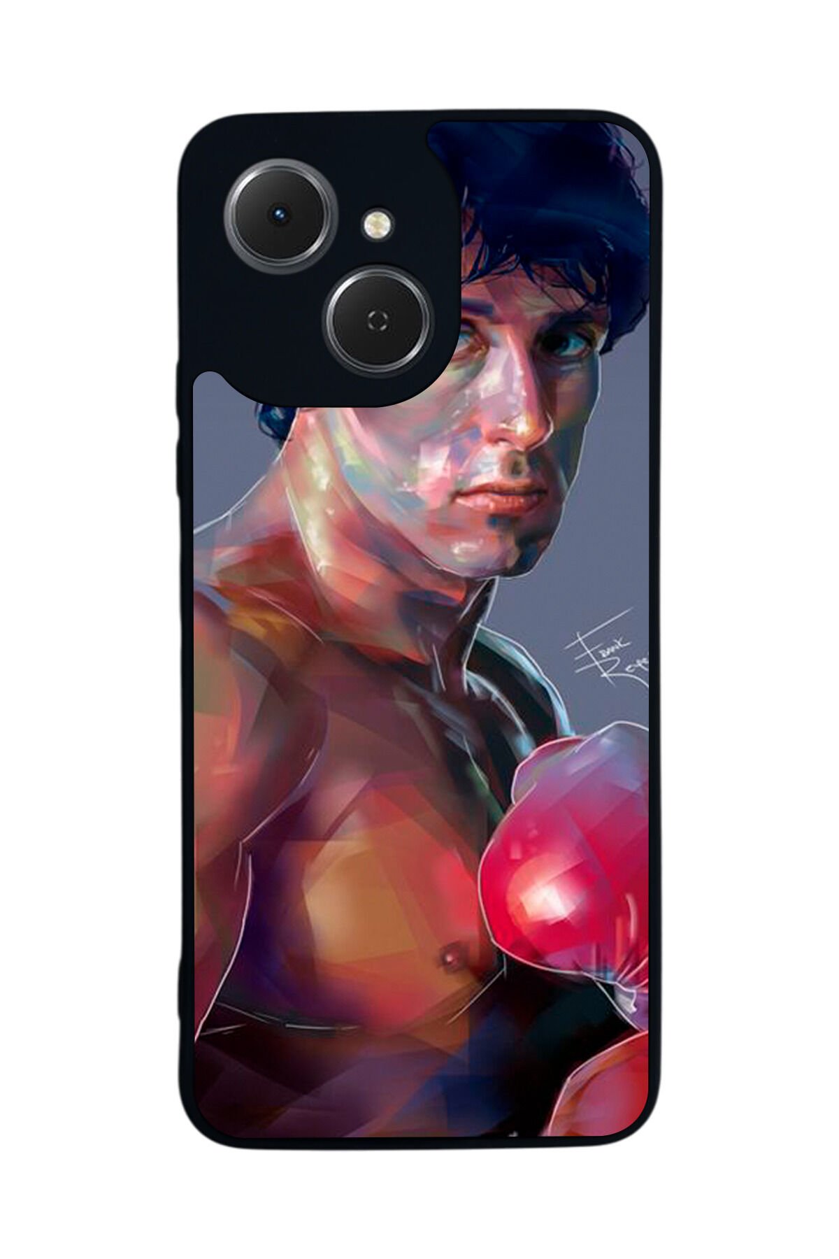 Tecno Spark 40C Uyumlu Rocky Tasarımlı Glossy Premium Kılıf