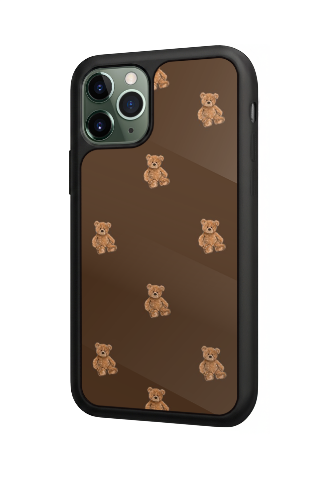 iPhone 11 Pro Max Uyumlu Ayı Tasarımlı Glossy Premium Kılıf