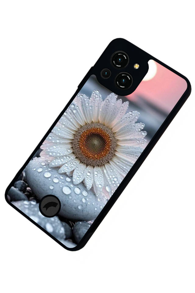 Reeder S23 Pro Max Uyumlu Cicek Tasarımlı Glossy Premium Kılıf