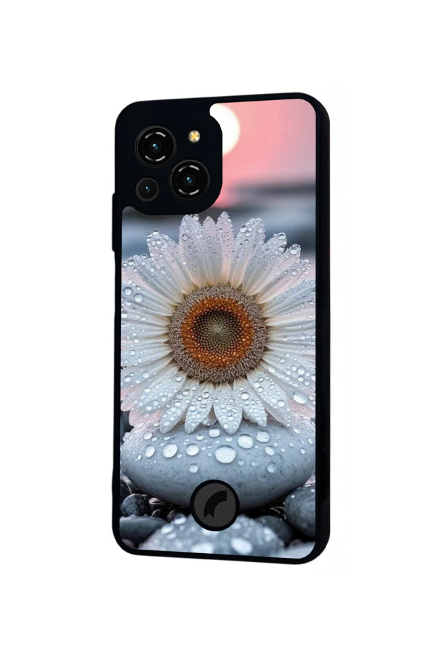 Reeder S23 Pro Max Uyumlu Cicek Tasarımlı Glossy Premium Kılıf