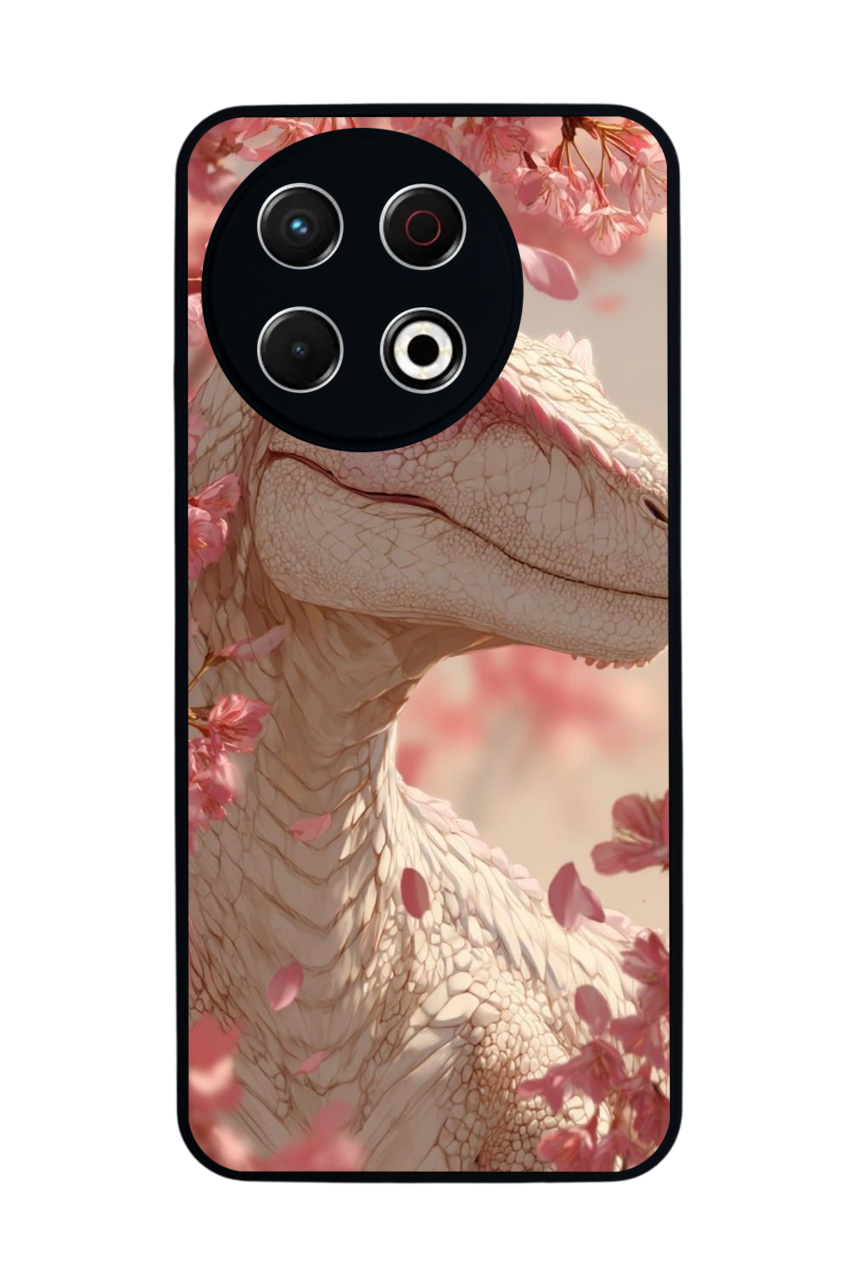 Tecno Spark 30 Pro Uyumlu Dinazor Tasarımlı Glossy Premium Kılıf