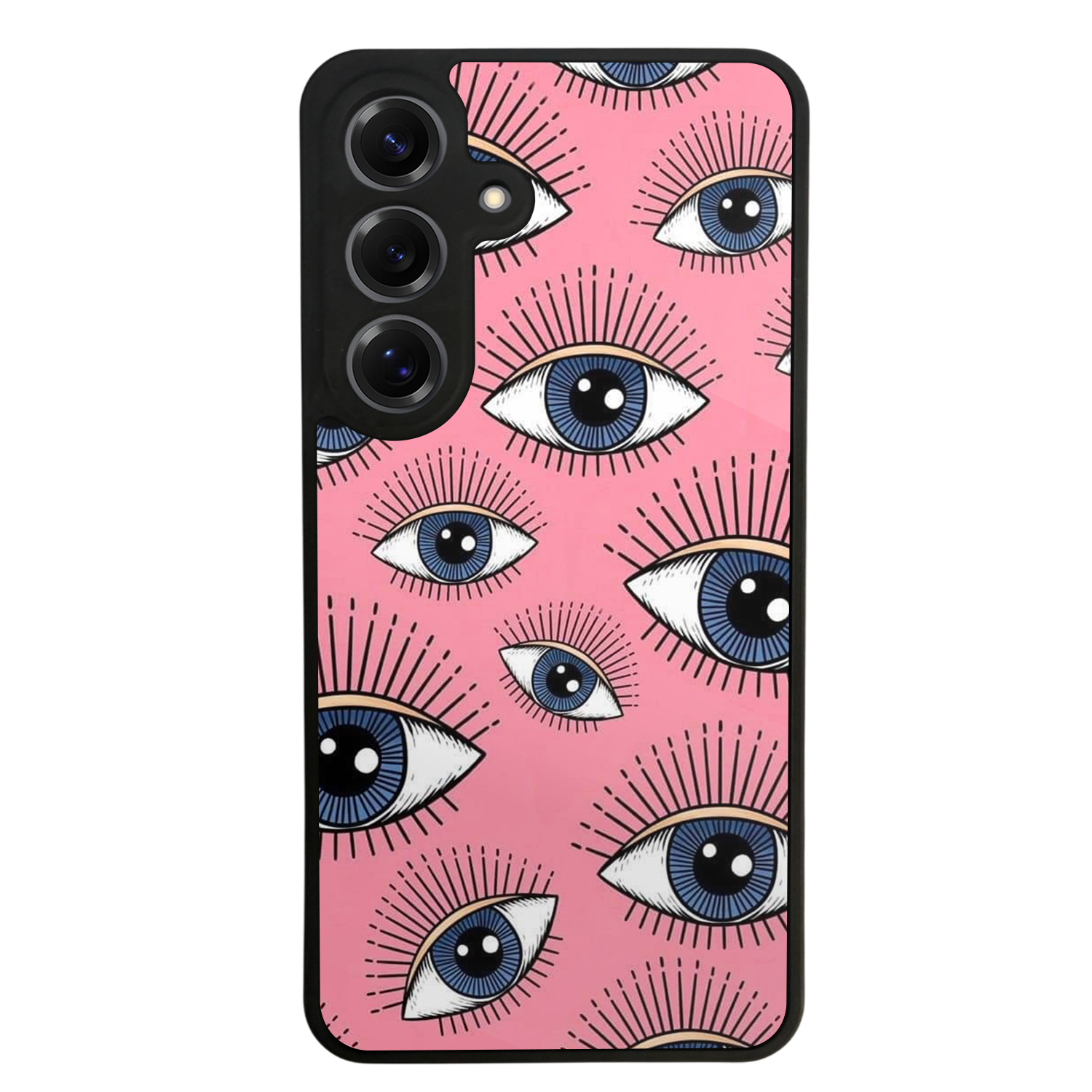 Samsung Galaxy S25 Uyumlu Göz Tasarımlı Glossy Premium Kılıf