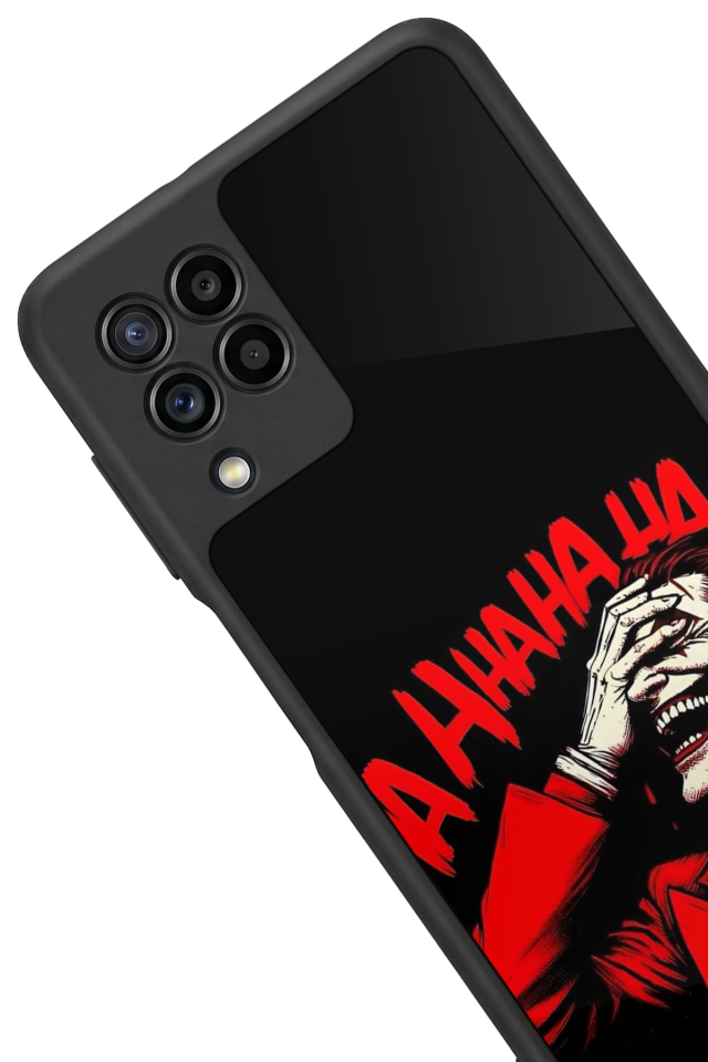 Samsung Galaxy M32 Uyumlu Joker Tasarımlı Glossy Premium Kılıf