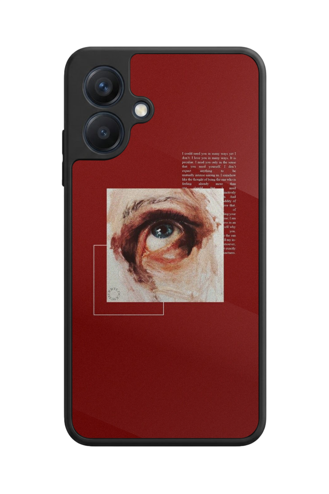 Samsung Galaxy A07 Uyumlu Kirmizi Tasarımlı Glossy Premium Kılıf