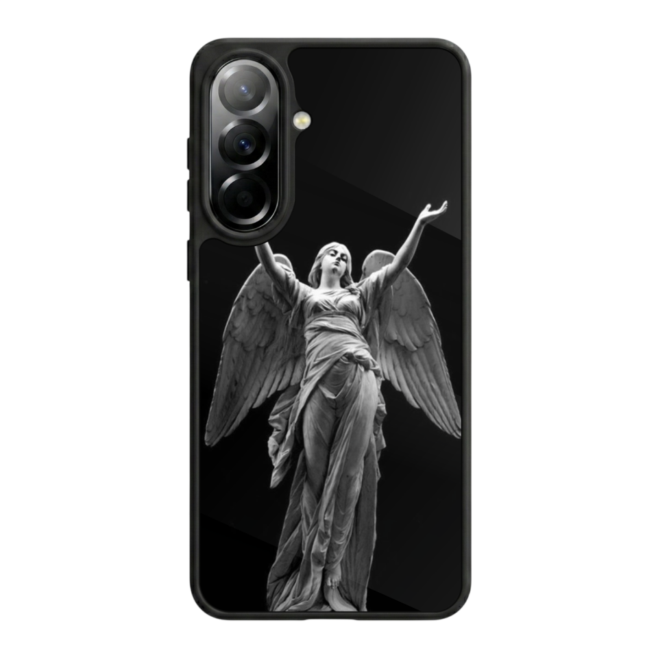 Samsung Galaxy A37 Uyumlu Melek Tasarımlı Glossy Premium Kılıf