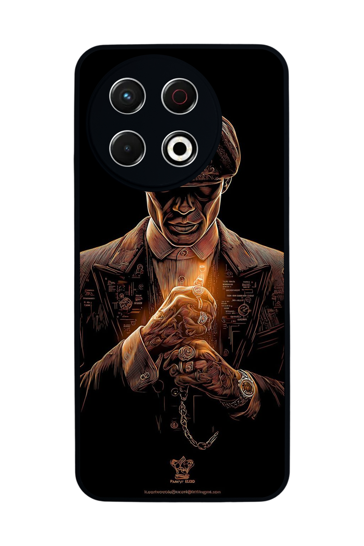 Tecno Spark 30 Pro Uyumlu Peaky Blinders Tasarımlı Glossy Premium Kılıf