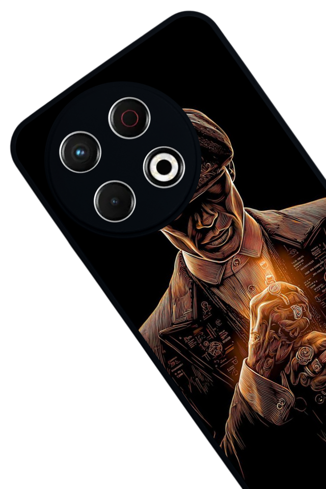 Tecno Spark 30 Pro Uyumlu Peaky Blinders Tasarımlı Glossy Premium Kılıf
