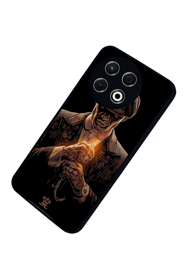 Tecno Spark 30 Pro Uyumlu Peaky Blinders Tasarımlı Glossy Premium Kılıf