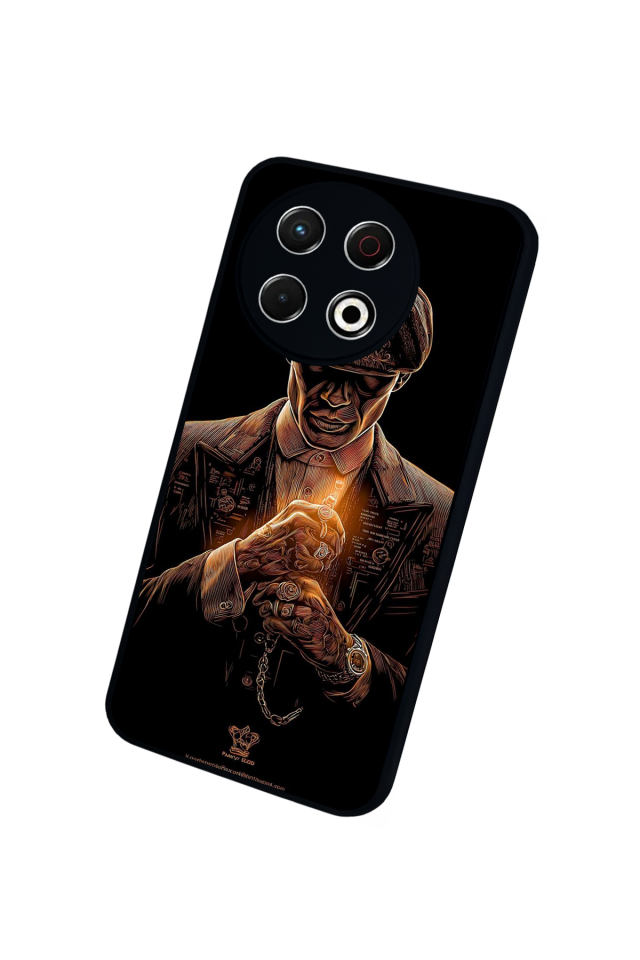 Tecno Spark 30 Pro Uyumlu Peaky Blinders Tasarımlı Glossy Premium Kılıf