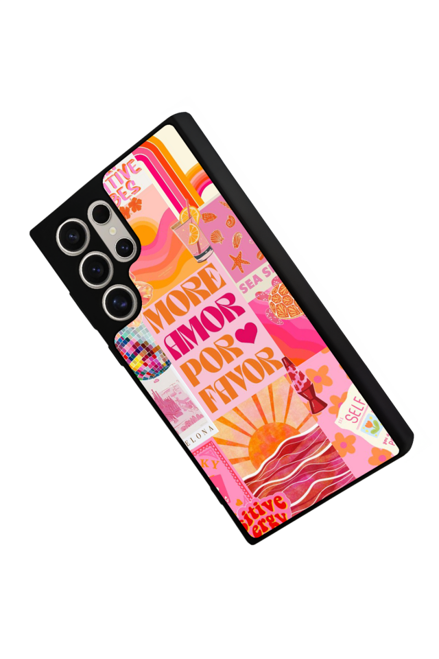 Samsung Galaxy S24 Ultra Uyumlu Poster Tasarımlı Glossy Premium Kılıf