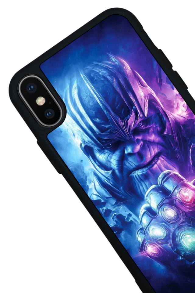 iPhone XS Max Uyumlu Thanos Tasarımlı Glossy Premium Kılıf