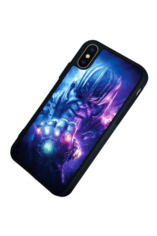 iPhone XS Max Uyumlu Thanos Tasarımlı Glossy Premium Kılıf