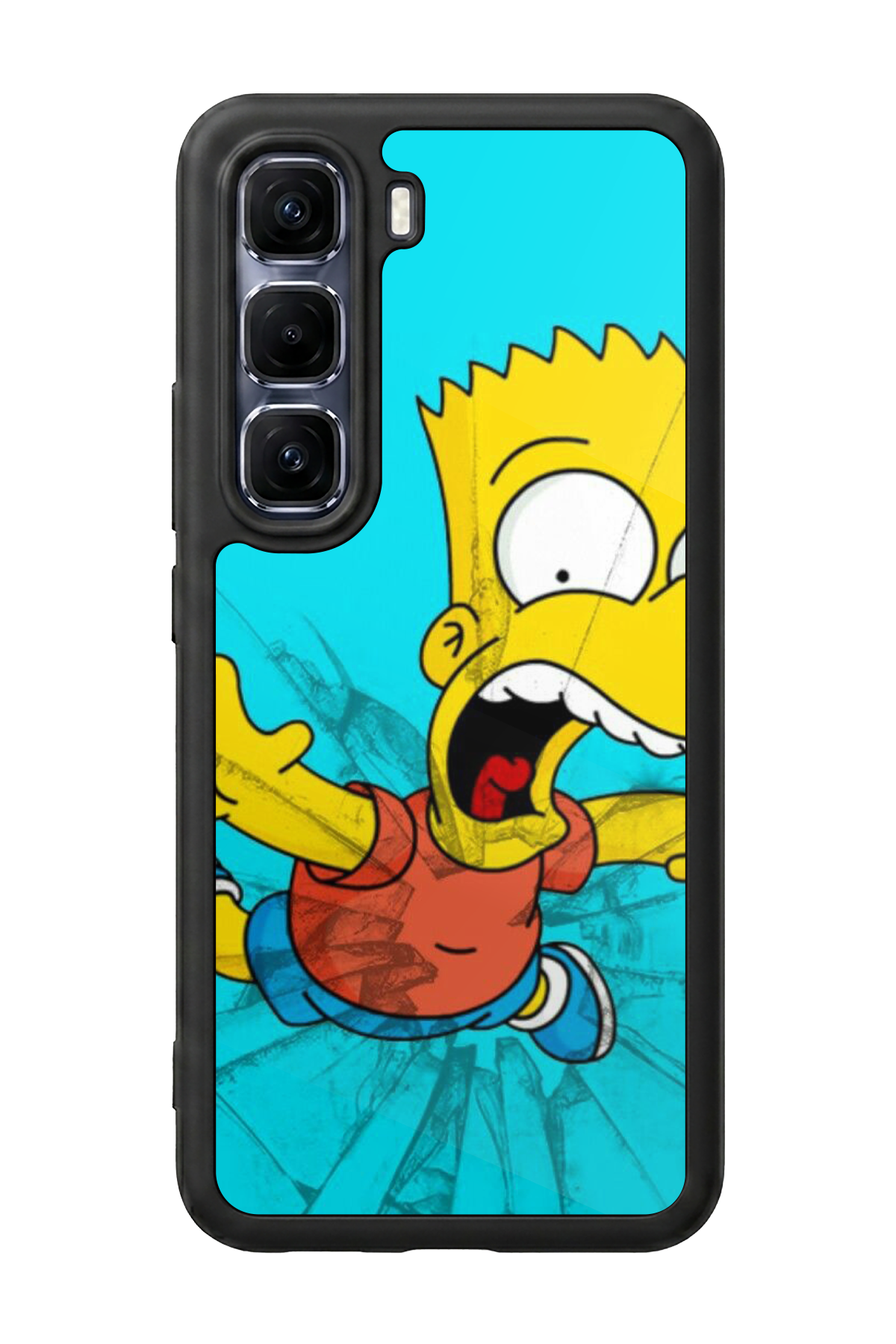 Infinix Hot 60 Pro Plus Uyumlu The Simpsons Tasarımlı Glossy Premium Kılıf