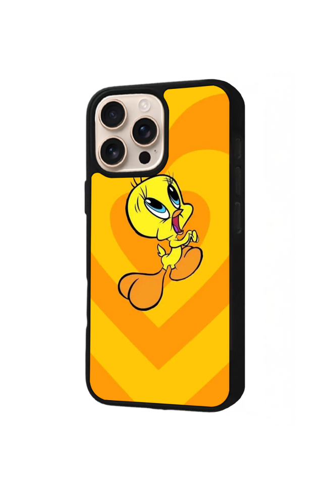 iPhone 14 Pro Max Uyumlu Tweety Tasarımlı Glossy Premium Kılıf