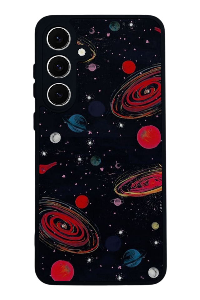 Samsung Galaxy A16 Uyumlu Uzay Tasarımlı Glossy Premium Kılıf