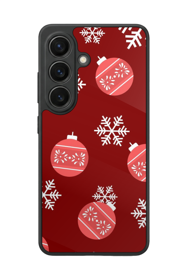 Samsung Galaxy S26 Uyumlu Yilbasi Christmas Tasarımlı Glossy Premium Kılıf