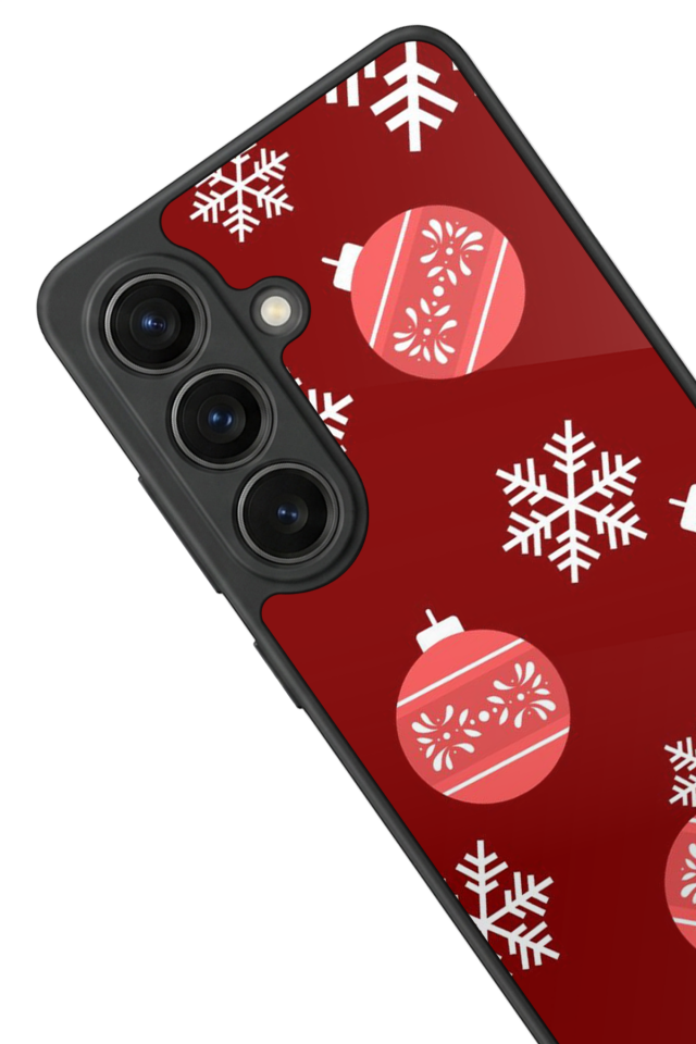 Samsung Galaxy S26 Uyumlu Yilbasi Christmas Tasarımlı Glossy Premium Kılıf