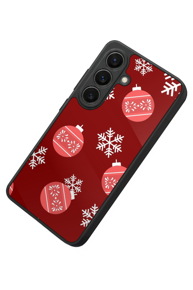 Samsung Galaxy S26 Uyumlu Yilbasi Christmas Tasarımlı Glossy Premium Kılıf