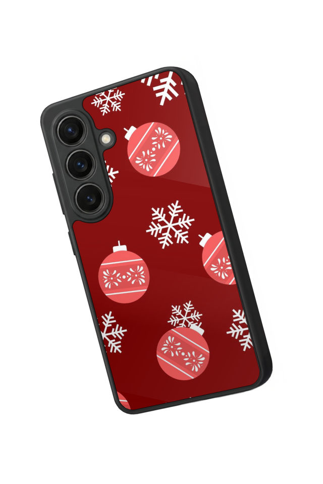 Samsung Galaxy S26 Uyumlu Yilbasi Christmas Tasarımlı Glossy Premium Kılıf