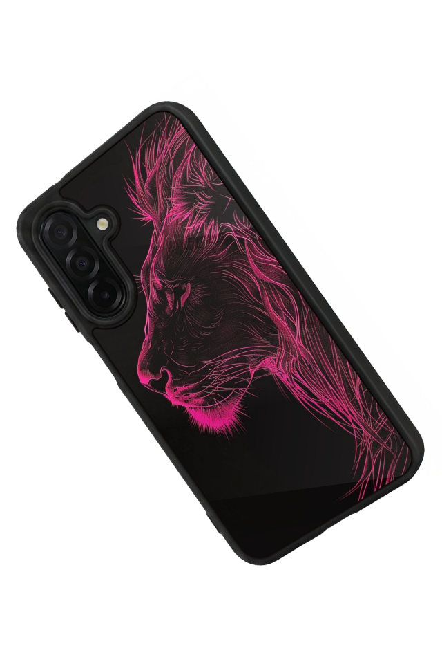 Samsung Galaxy A26 Uyumlu Aslan Tasarımlı Glossy Premium Kılıf