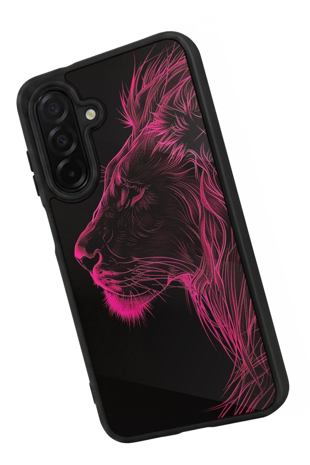 Samsung Galaxy A26 Uyumlu Aslan Tasarımlı Glossy Premium Kılıf