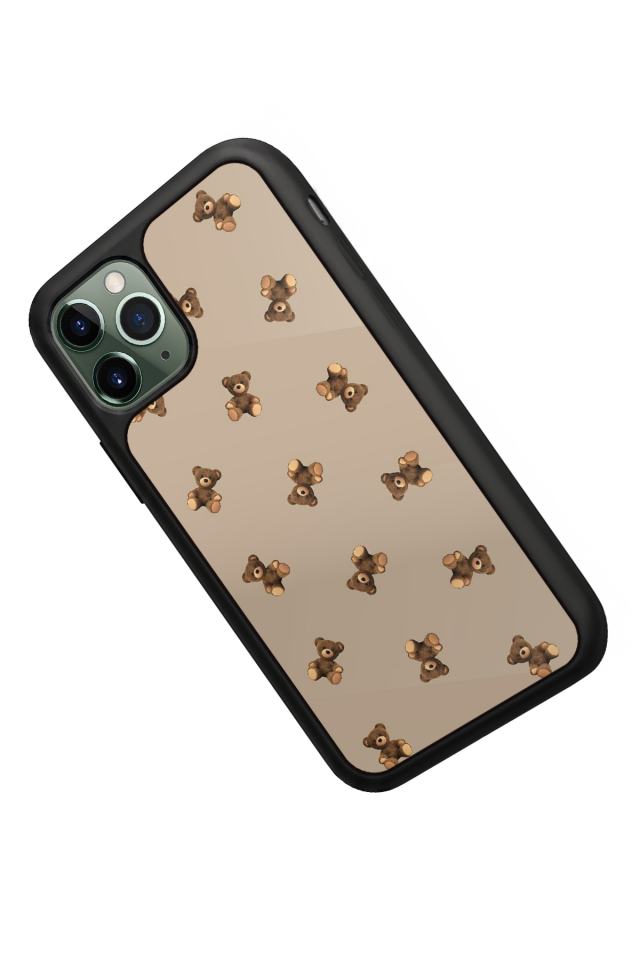 iPhone 11 Pro Max Uyumlu Ayı Tasarımlı Glossy Premium Kılıf