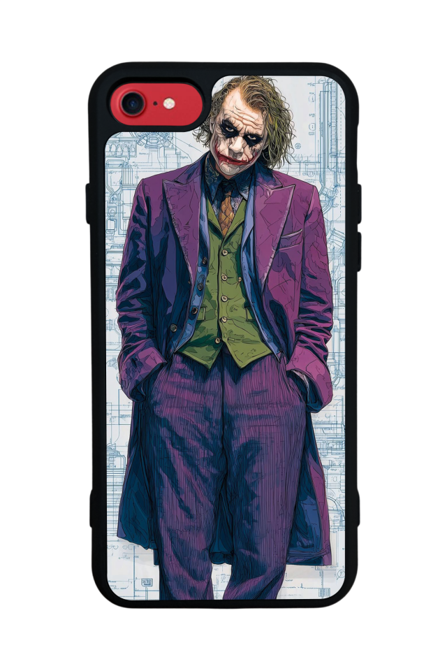 iPhone 7 Uyumlu Joker Tasarımlı Glossy Premium Kılıf