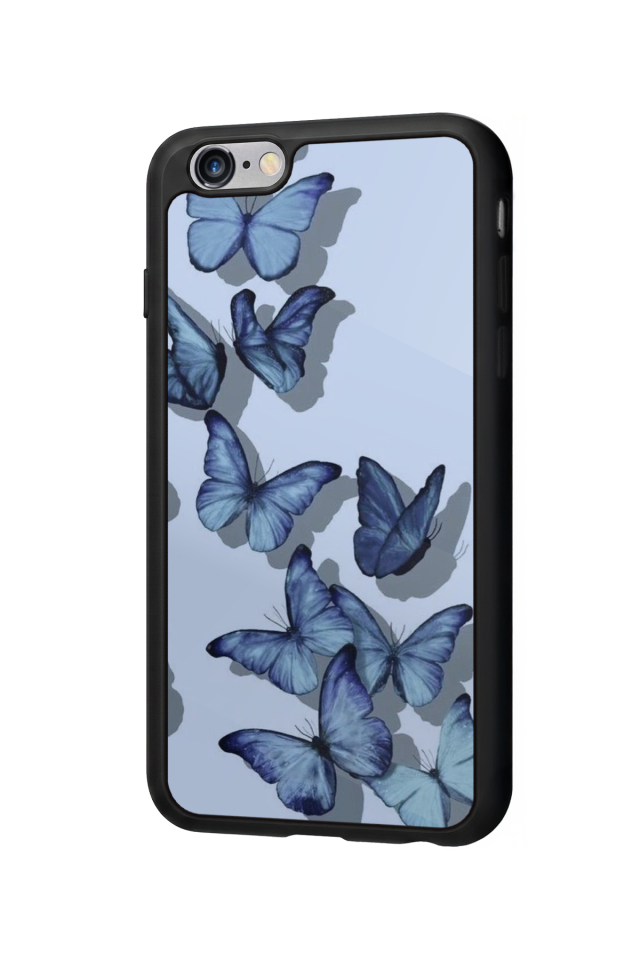 iPhone 6 Plus Uyumlu Kelebek Tasarımlı Glossy Premium Kılıf