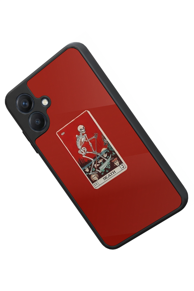 Samsung Galaxy A07 Uyumlu Kirmizi Tasarımlı Glossy Premium Kılıf