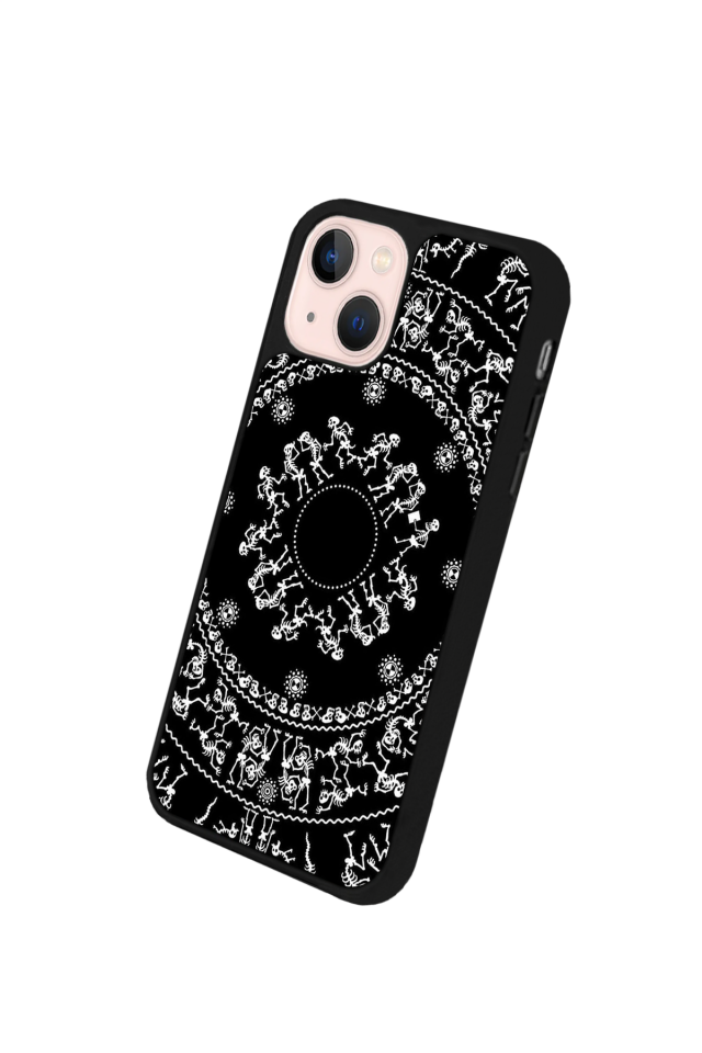 iPhone 15 Plus Uyumlu Mandala Tasarımlı Glossy Premium Kılıf