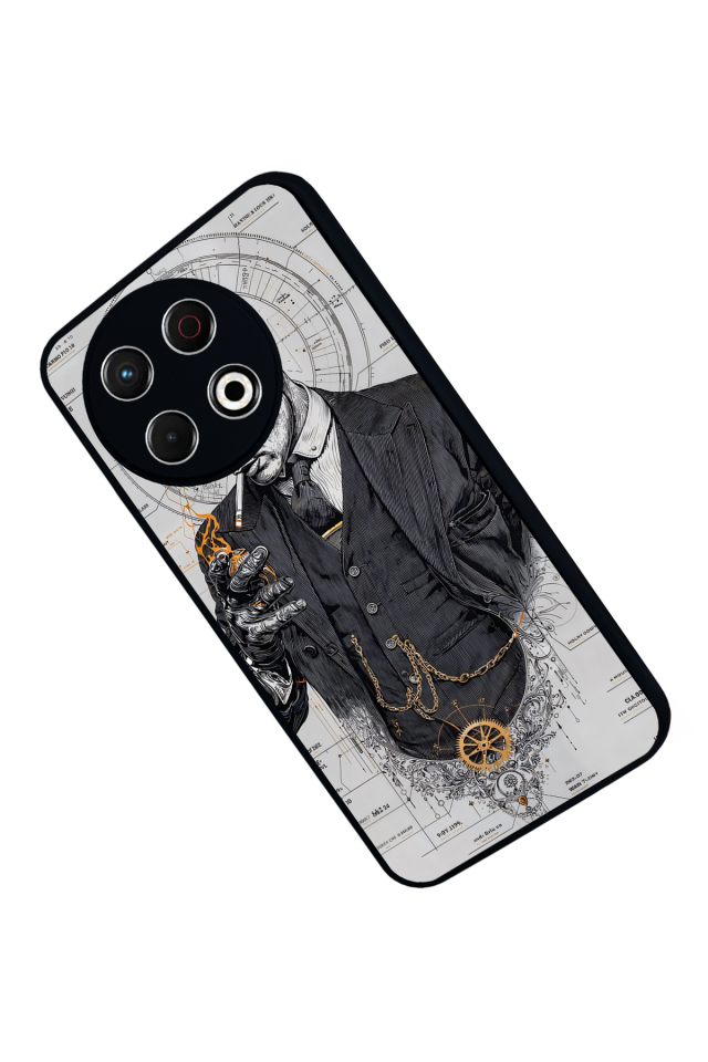 Tecno Spark 30 Pro Uyumlu Peaky Blinders Tasarımlı Glossy Premium Kılıf