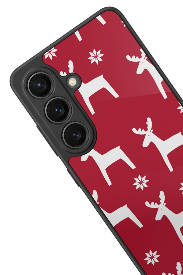 Samsung Galaxy S26 Uyumlu Yilbasi Christmas Tasarımlı Glossy Premium Kılıf