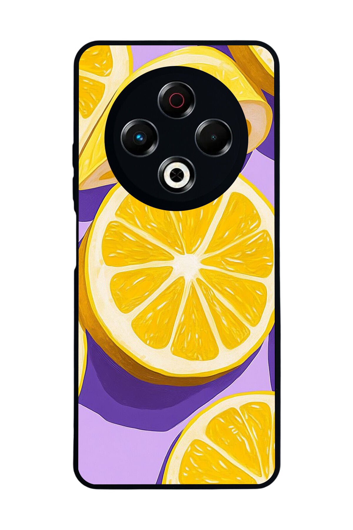 Tecno Spark 30 Uyumlu Limon Tasarımlı Glossy Premium Kılıf