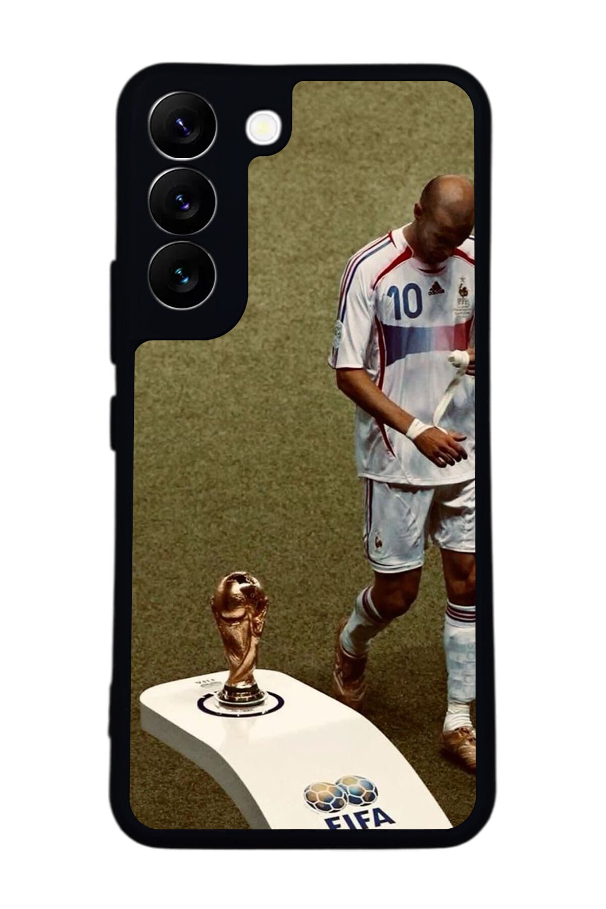 Samsung Galaxy S22 Uyumlu Zidane Tasarımlı Glossy Premium Kılıf