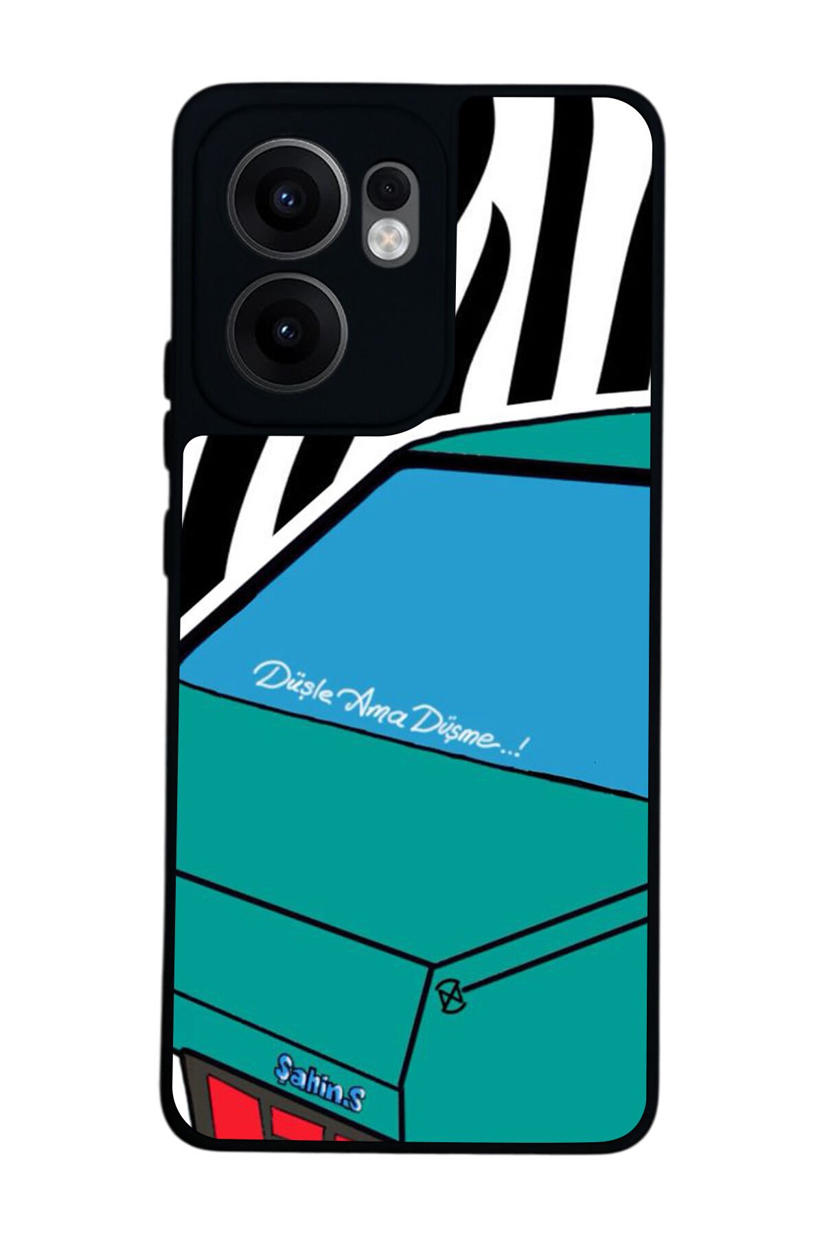 Oppo Reno 13F Uyumlu Tofas Tasarımlı Glossy Premium Kılıf