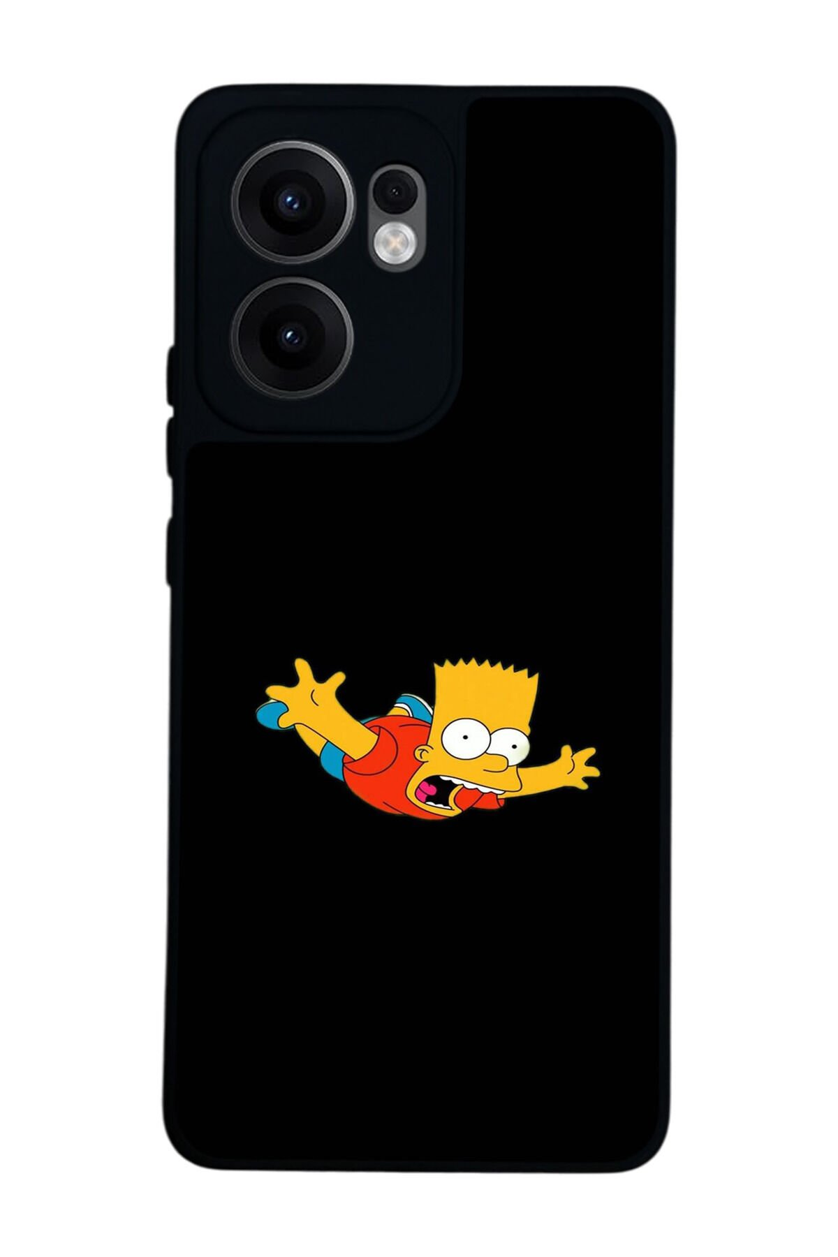 Oppo Reno 13F Uyumlu The Simpsons Tasarımlı Glossy Premium Kılıf