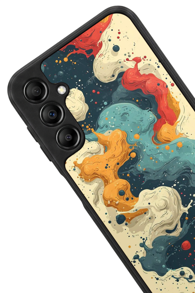 Samsung Galaxy A14 Uyumlu Abstract Tasarımlı Glossy Premium Kılıf