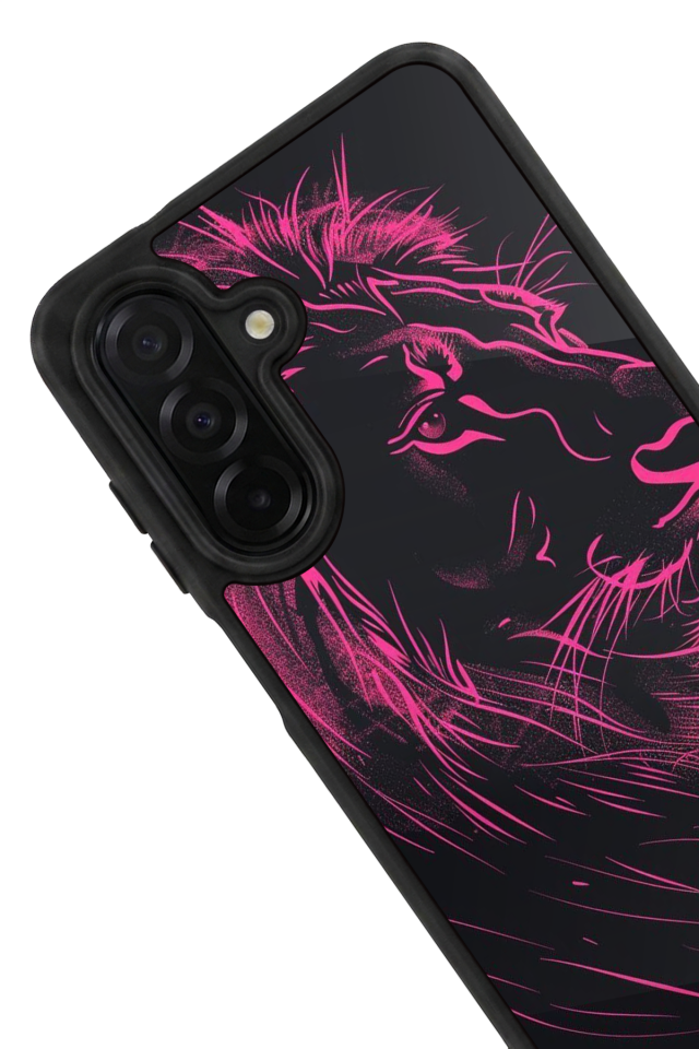 Samsung Galaxy A26 Uyumlu Aslan Tasarımlı Glossy Premium Kılıf