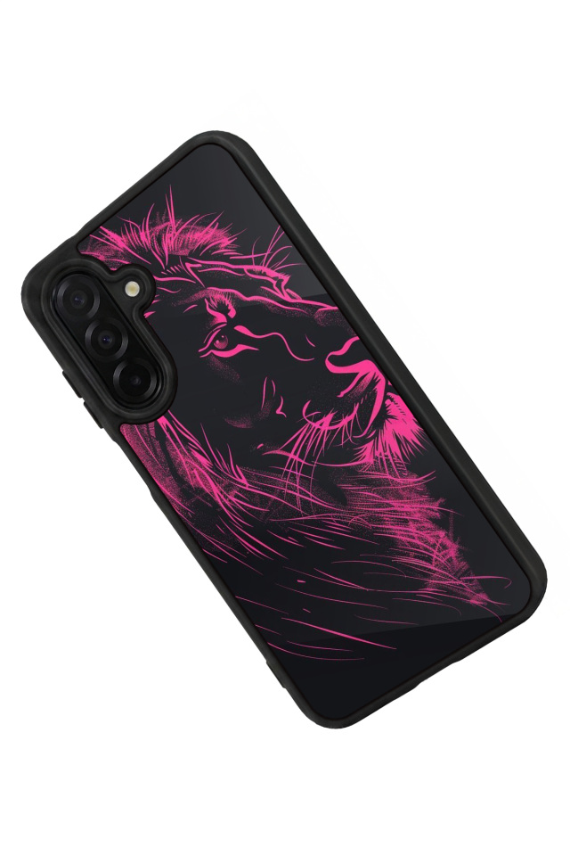 Samsung Galaxy A26 Uyumlu Aslan Tasarımlı Glossy Premium Kılıf