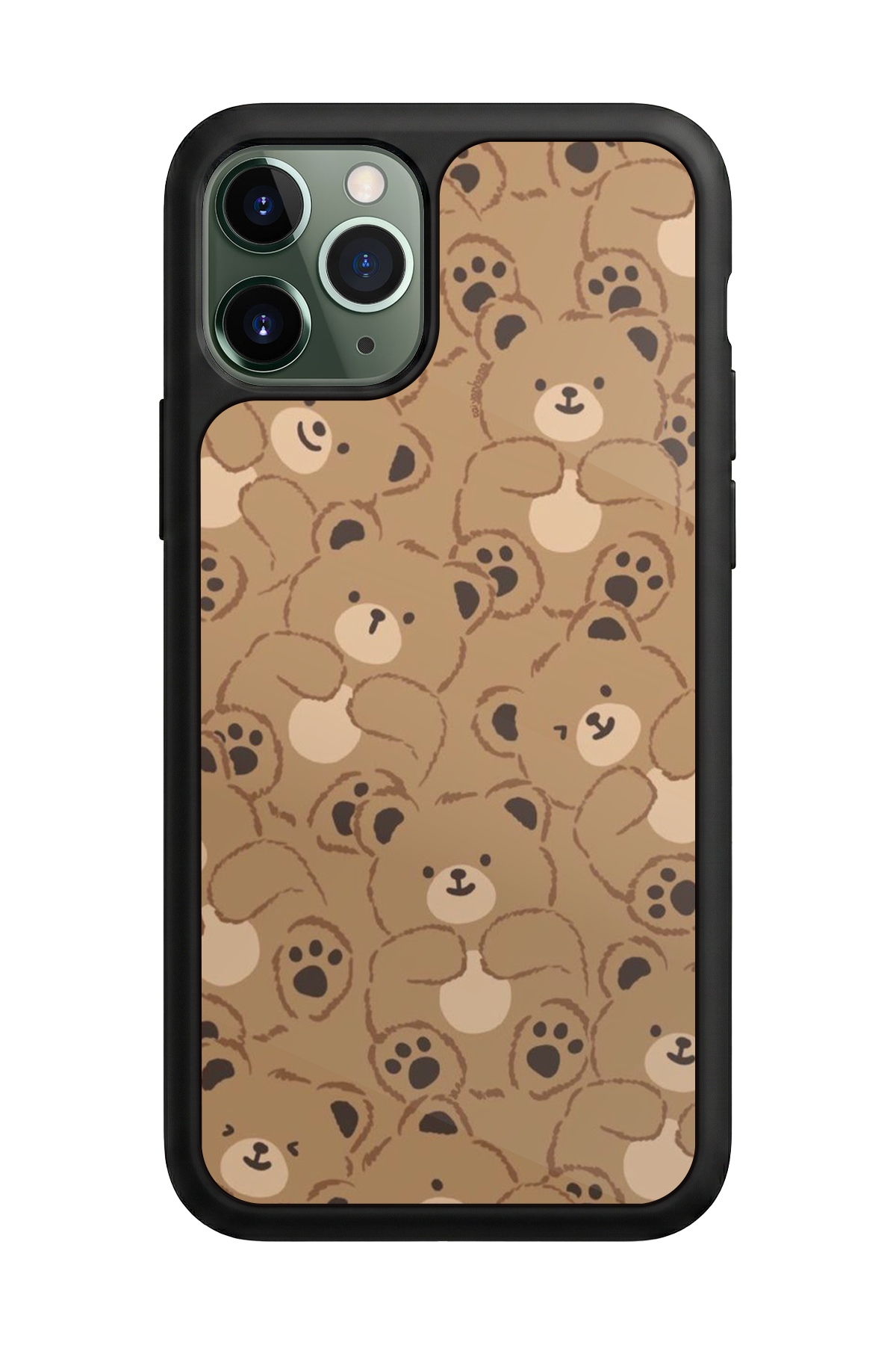 iPhone 11 Pro Max Uyumlu Ayı Tasarımlı Glossy Premium Kılıf