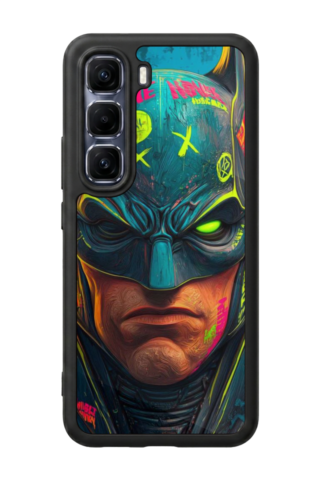 Infinix Hot 60 Pro Plus Uyumlu Batman Tasarımlı Glossy Premium Kılıf