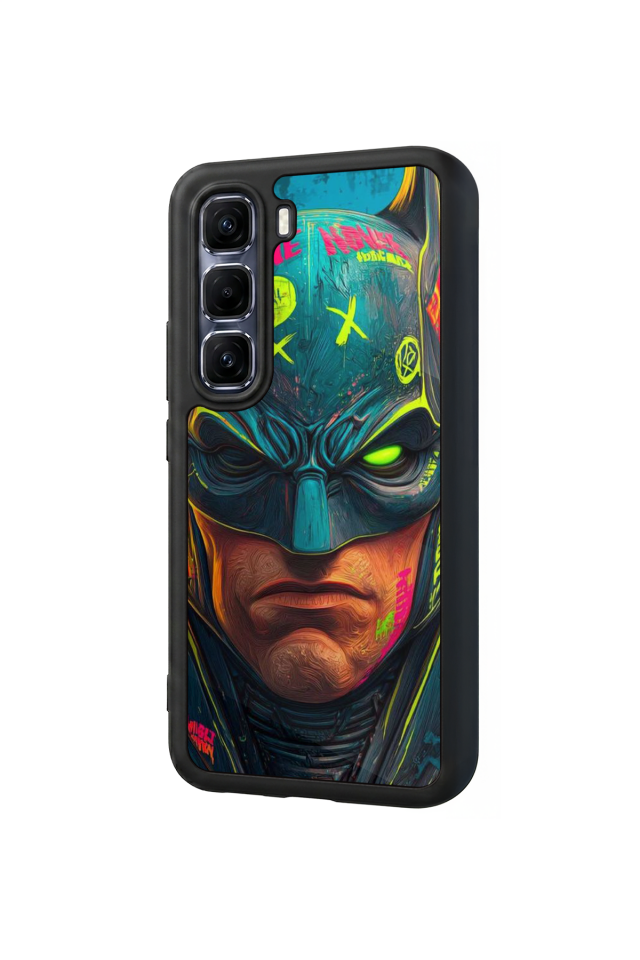 Infinix Hot 60 Pro Plus Uyumlu Batman Tasarımlı Glossy Premium Kılıf