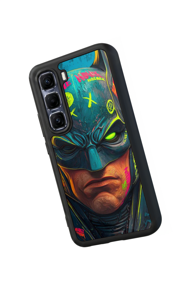 Infinix Hot 60 Pro Plus Uyumlu Batman Tasarımlı Glossy Premium Kılıf