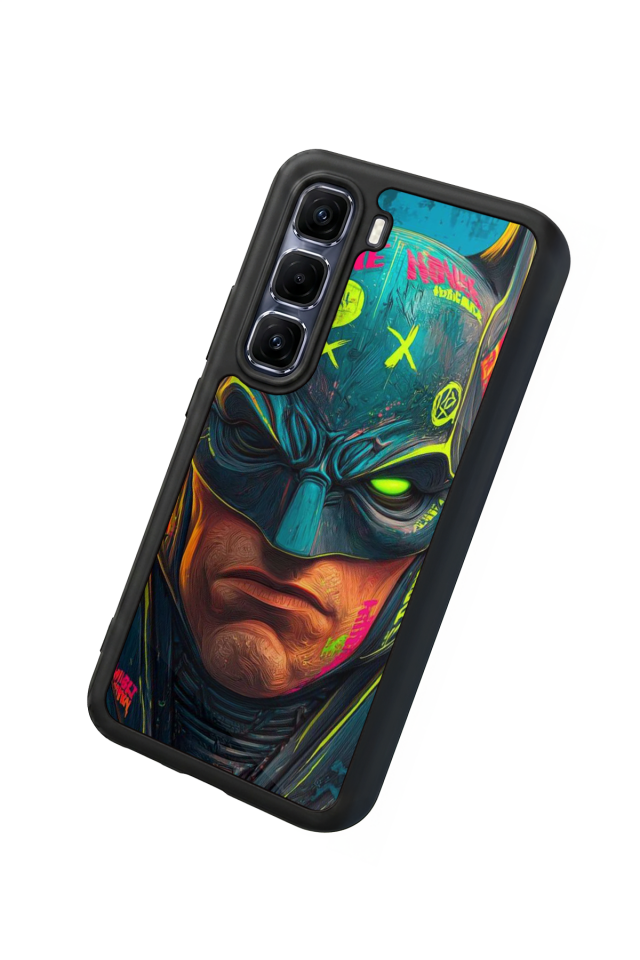 Infinix Hot 60 Pro Plus Uyumlu Batman Tasarımlı Glossy Premium Kılıf
