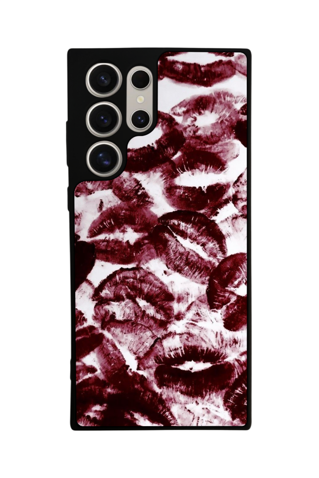 Samsung Galaxy S22 Ultra Uyumlu Dudak Tasarımlı Glossy Premium Kılıf