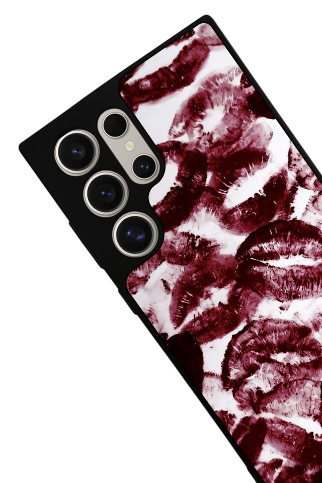 Samsung Galaxy S22 Ultra Uyumlu Dudak Tasarımlı Glossy Premium Kılıf