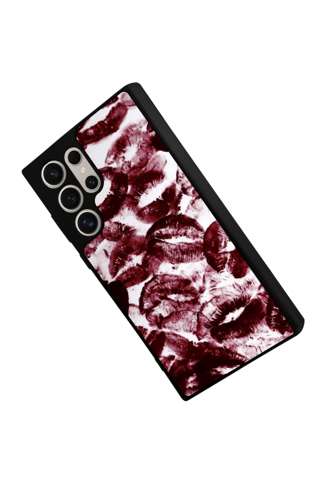 Samsung Galaxy S22 Ultra Uyumlu Dudak Tasarımlı Glossy Premium Kılıf