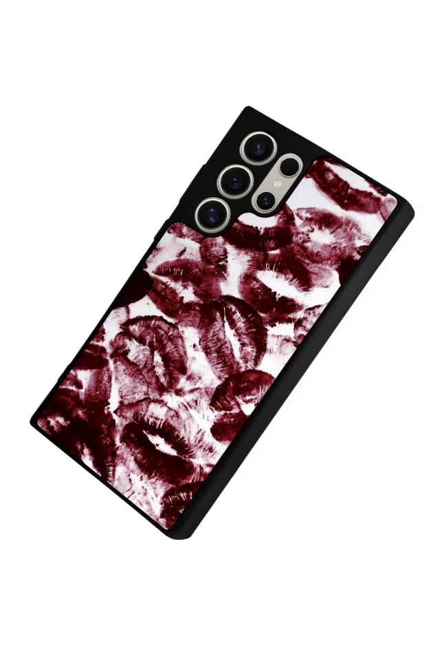 Samsung Galaxy S22 Ultra Uyumlu Dudak Tasarımlı Glossy Premium Kılıf